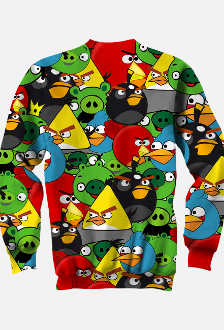 Bluza bez kaptura męska Angry Birds