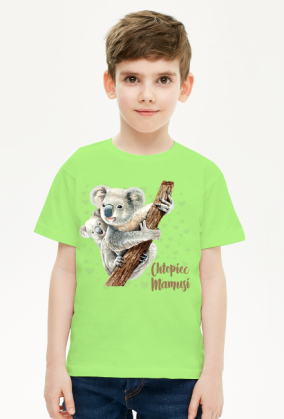 Chłopiec Mamy koala