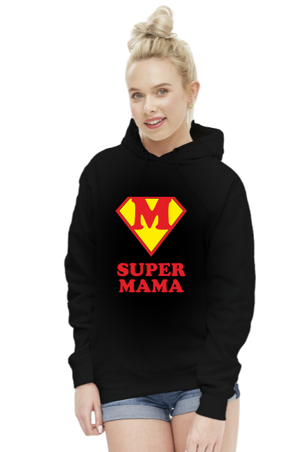 Bluza Super Mamy z kapturem (różne kolory)