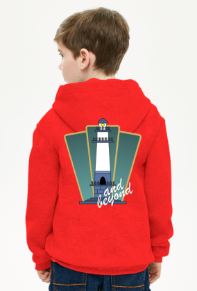 Bluza z kapturem chłopięca rozpinana Deco 3 plus