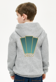 Bluza z kapturem chłopięca rozpinana Deco 1 plus
