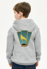 Bluza z kapturem chłopięca rozpinana Deco 2 plus