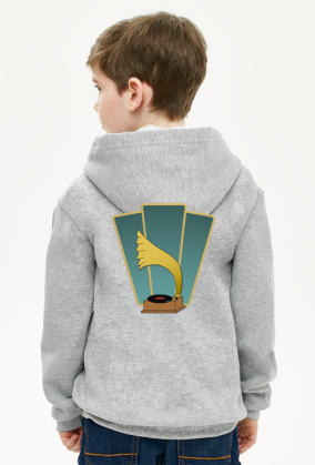 Bluza z kapturem chłopięca rozpinana Deco 2 plus