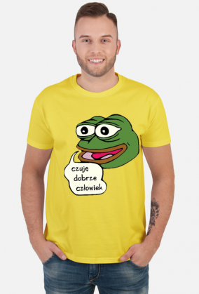 Czuję Dobrze Człowiek (Pepe) koszulka t-shirt (różne kolory)