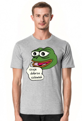 Czuję Dobrze Człowiek (Pepe) koszulka t-shirt (różne kolory)