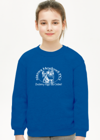 Bluza dziewczęca z logo hodowli