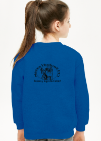 Bluza dziewczęca z logo hodowli
