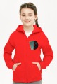 Bluza z kapturem dziewczęca rozpinana Deco 4 plus