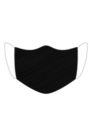 Maseczka Ochronna Czarna Tekstura