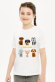 koszulka dziewczęca - dogs team