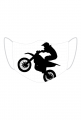 maseczka czarne logo