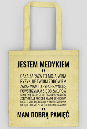 Jestem medykiem - torba