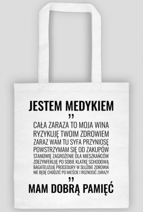 Jestem medykiem - torba