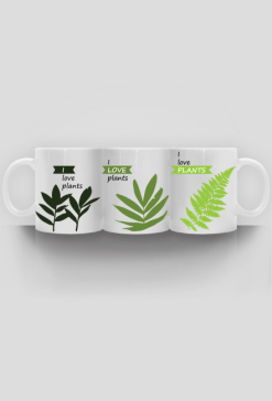 Kubki I love plants