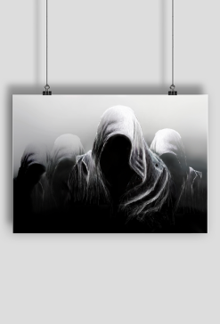 Plakat Malarstwa Cyfrowego Mnich .