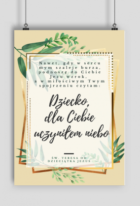 Dla Ciebie uczyniłem niebo