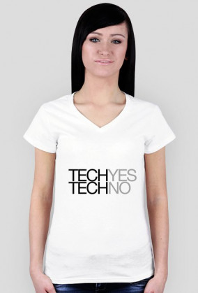 Techyes, techno - T-Shirt damski