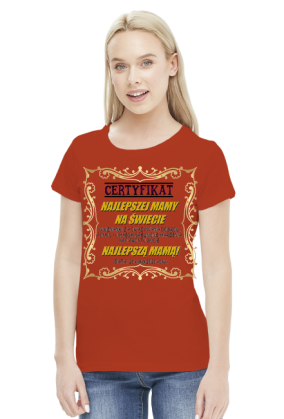 Certyfikat Najlepszej Mamy