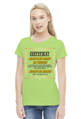 Certyfikat Najlepszej Mamy