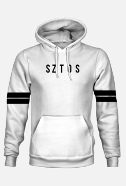 BLUZA - " SZTOS " | BIAŁA