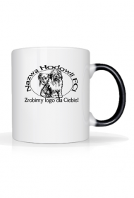 Magiczny termiczny kubek z logo hodowli