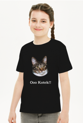 Koszulka Dziecięca Kotek