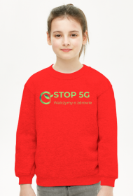 Klasyczna bluza dziecięca STOP 5G WALCZYMY O ZDROWIE