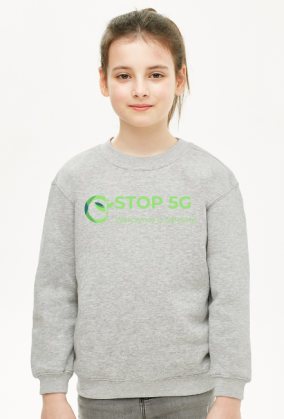 Klasyczna bluza dziecięca STOP 5G WALCZYMY O ZDROWIE