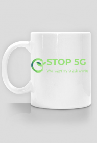 Kubek biały STOP 5G WALCZYMY O ZDROWIE