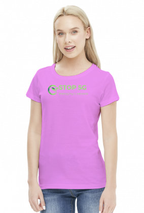 T-Shirt koszulka Damska STOP 5G WALCZYMY O ZDROWIE