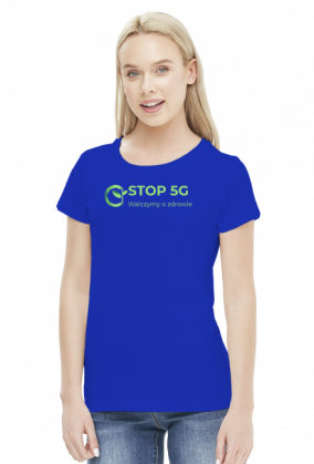 T-Shirt koszulka Damska STOP 5G WALCZYMY O ZDROWIE