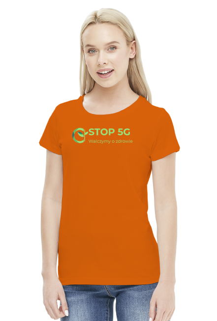 T-Shirt koszulka Damska STOP 5G WALCZYMY O ZDROWIE