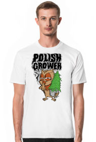 Gnom Koszulka Marihuana z motywem Polish Grower