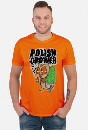 Gnom Koszulka Marihuana z motywem Polish Grower