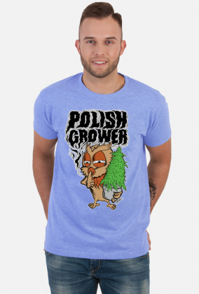 Gnom Koszulka Marihuana z motywem Polish Grower