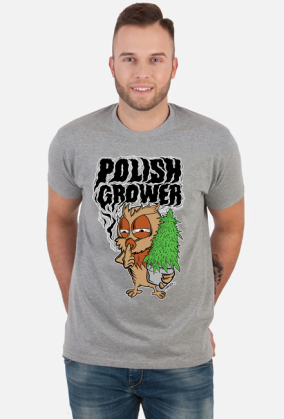 Gnom Koszulka Marihuana z motywem Polish Grower
