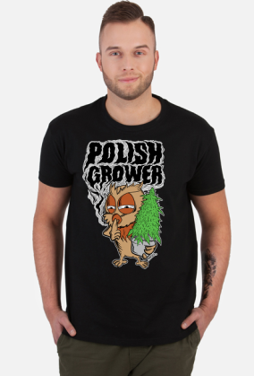 Gnom Koszulka Marihuana z motywem Polish Grower