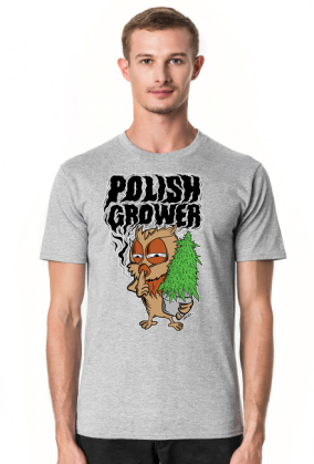 Gnom Koszulka Marihuana z motywem Polish Grower