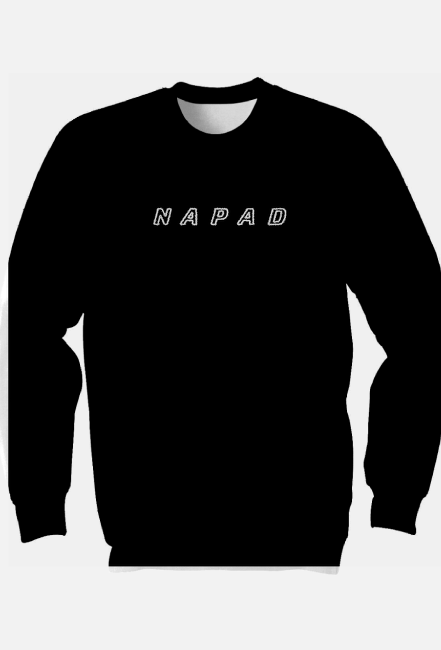 BLUZA -" NAPAD " | CZARNA