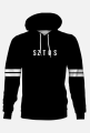 BLUZA - " SZTOS " | CZARNA