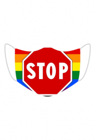 STOP LGBT / Jebać LGBT maska maseczka maseczki