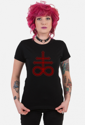 krzyż lewiatana damska koszulka