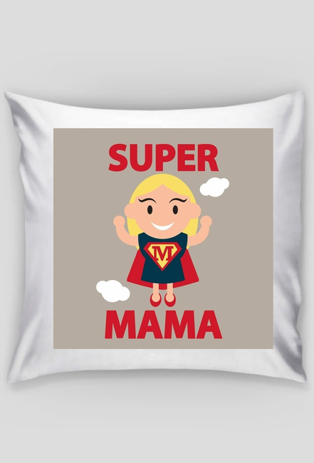 super mama poduszka dzień matki