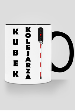 Kubek kolejarza z kolorowym uchem!