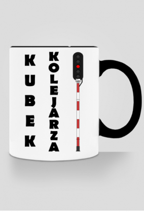 Kubek kolejarza z kolorowym uchem!