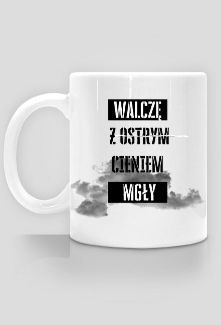 Kubek Walczę z ostrym cieniem mgły