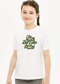 T-shirt KINDS GIRL / MORO White