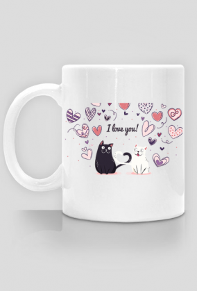 kubek - cats i love you
