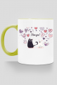 kubek, kolorowe ucho - cats i love you