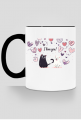 kubek, kolorowe ucho - cats i love you